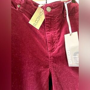 NWT:  Chico’s Women’s Corduroy Pants